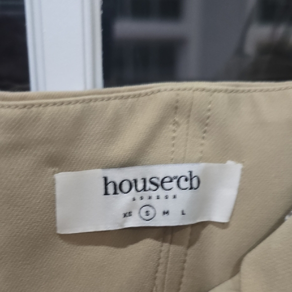 HOUSE OF CB 'Audette' Camel Structured Corset NWOT - Picture 3 of 6